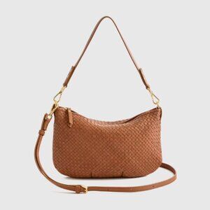 Quince Italian Handwoven Leather Mini Shoulder Bag